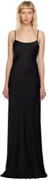 Victoria Beckham Black Cami Maxi Dress