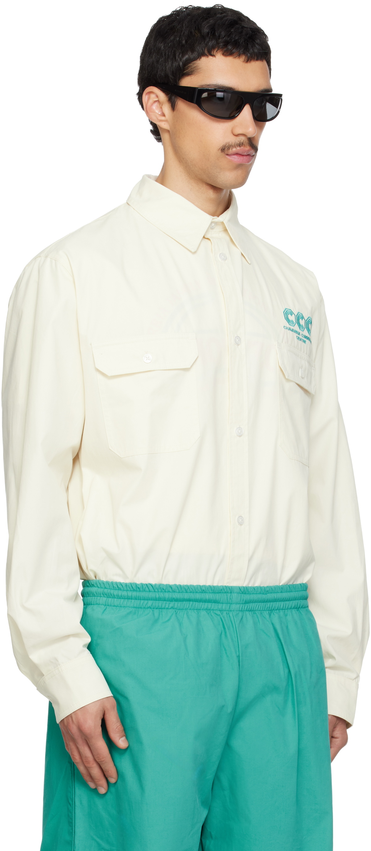 WILLY CHAVARRIA Off-White Corcoran Work Shirt