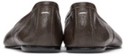 Maison Margiela SSENSE Exclusive Brown Tabi Vintage Ballerina Flats