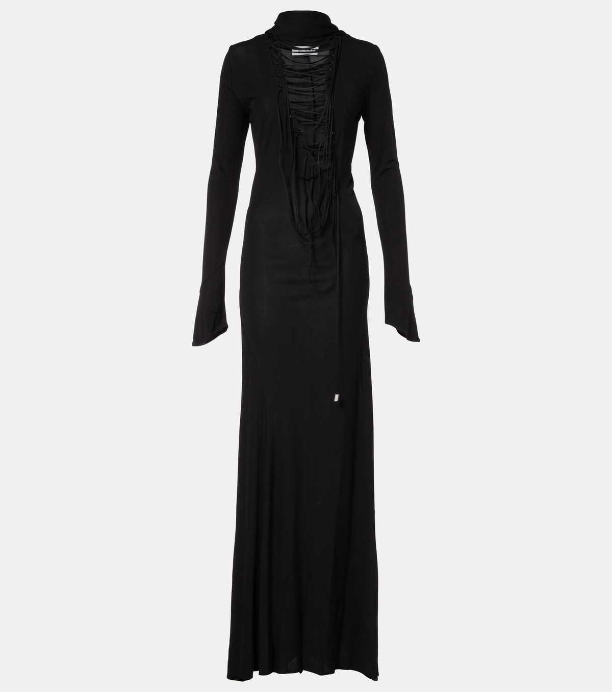 The Attico Cutout crêpe maxi dress