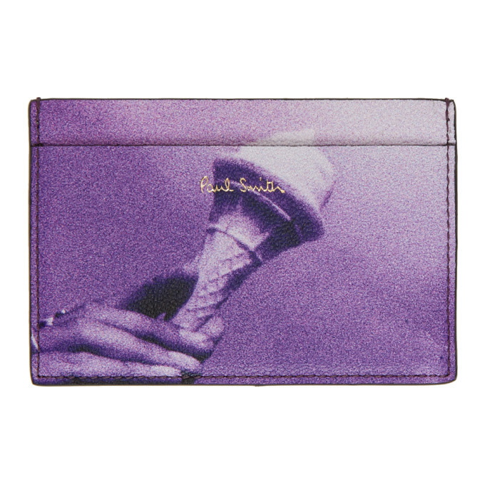 Photo: Paul Smith Purple Pauls Photo Ice Cream Card Holder