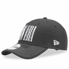 New Era Wordmark 9Fifty Adjustable Cap in Black 