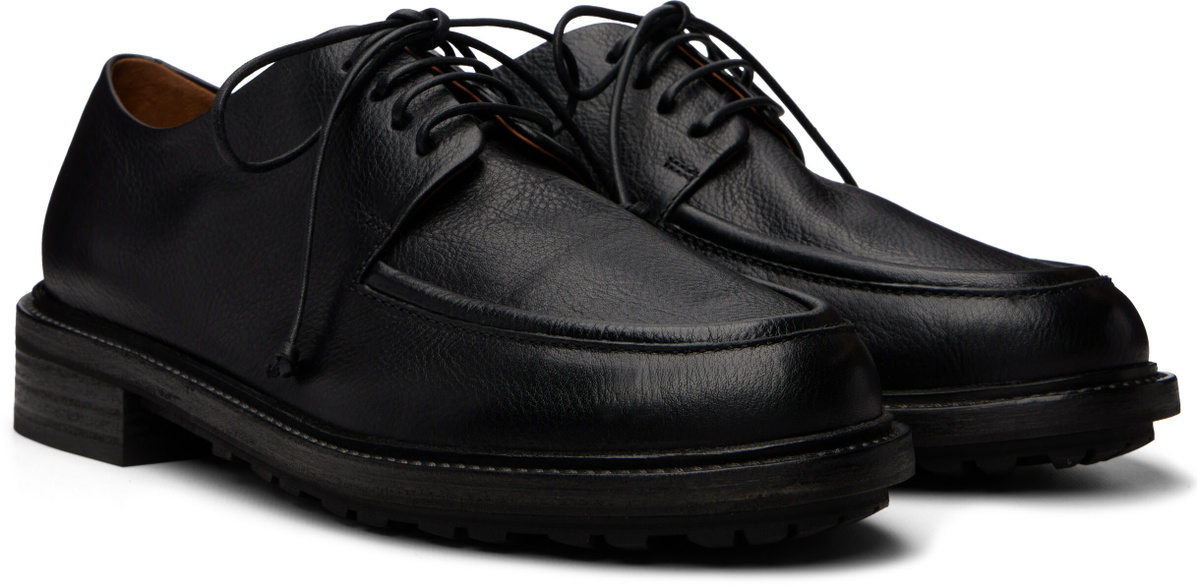 Marsèll Black Gruboot Black Leather Oxfords