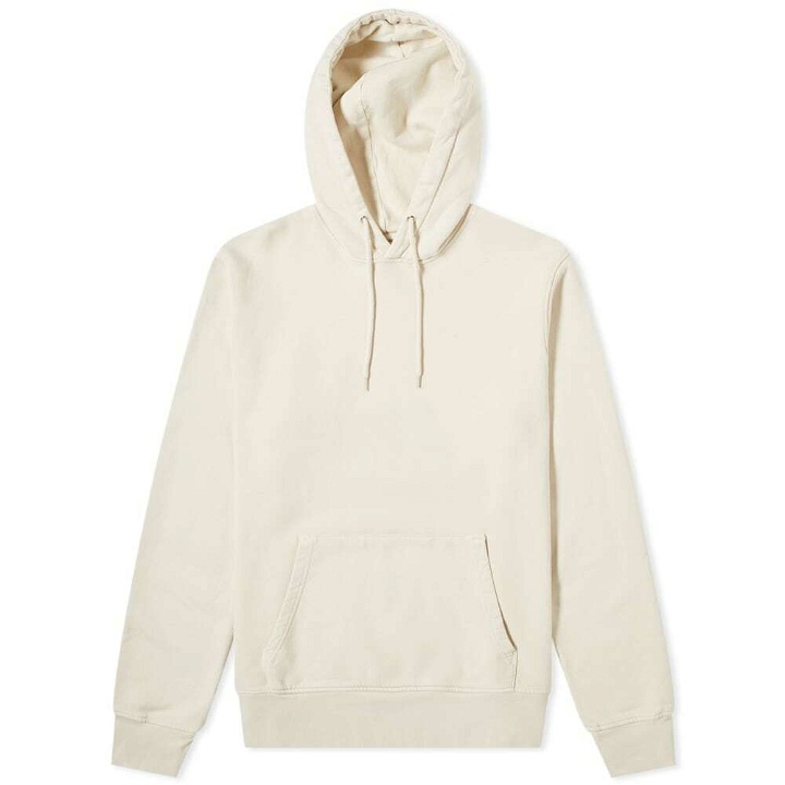 Photo: Colorful Standard Men's Classic Organic Popover Hoody in Ivory White