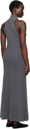 LISA YANG Gray Amannda Maxi Dress