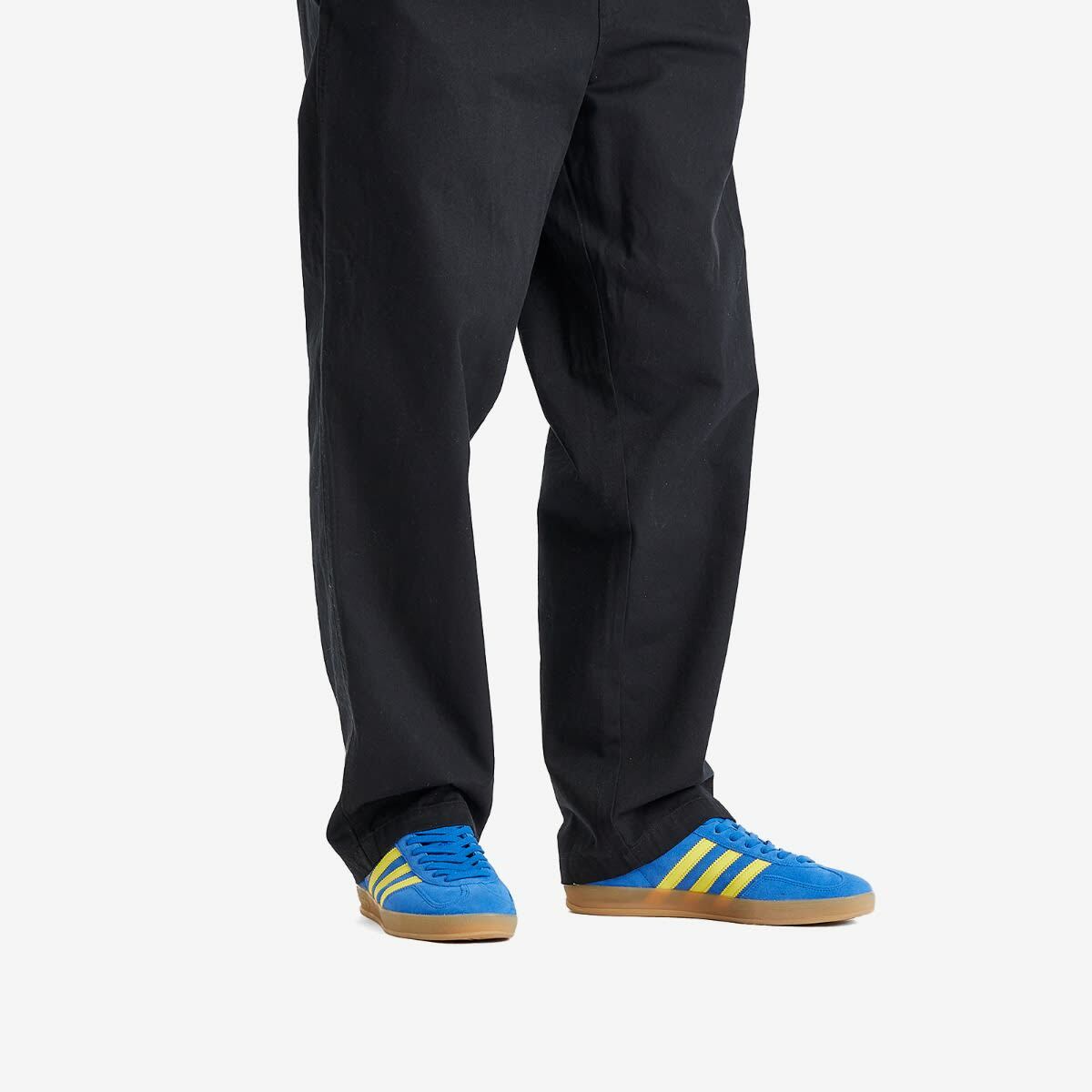 Adidas Gazelle Indoor Sneaker in Blue/Pure Sulfur