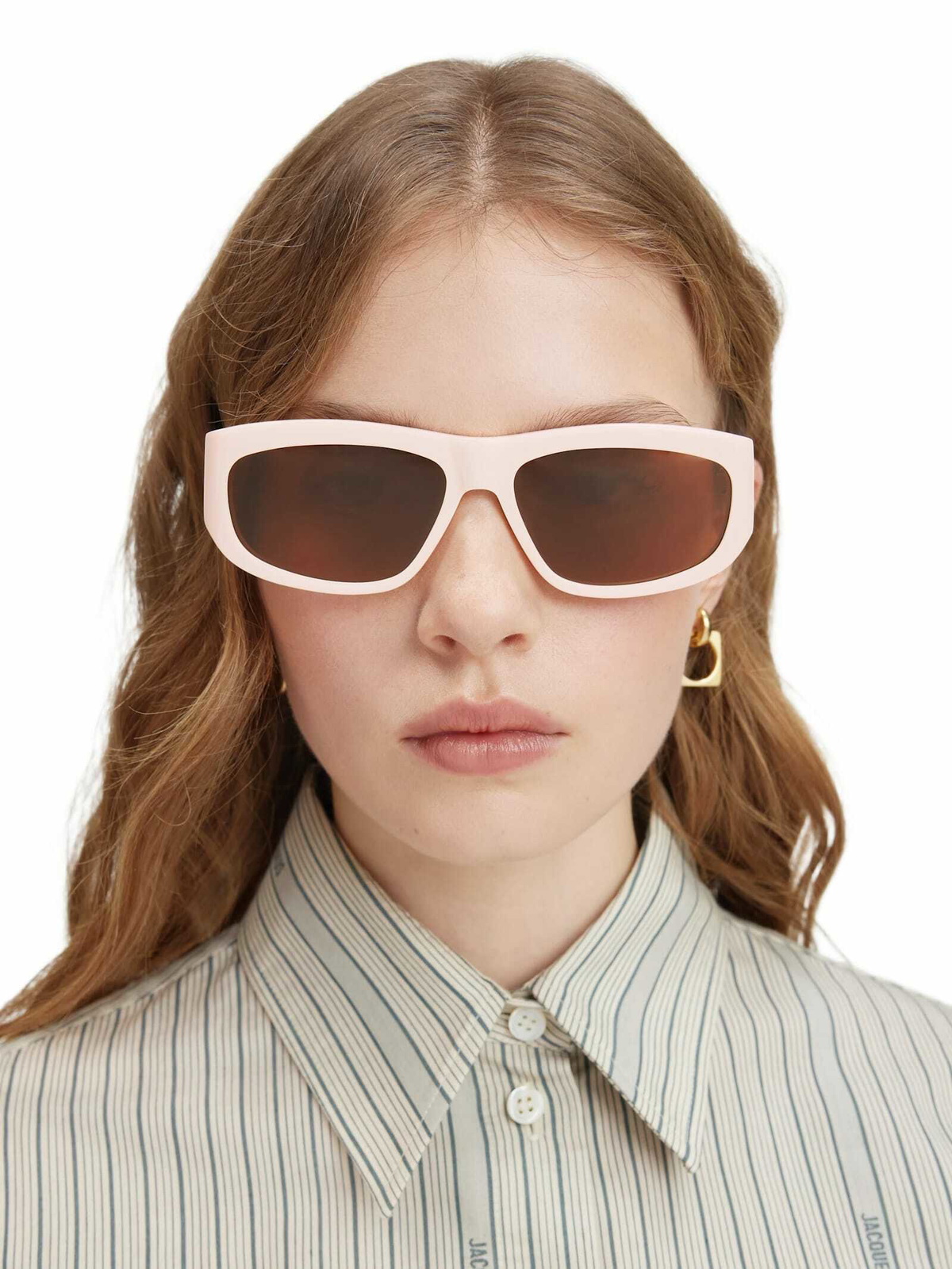 Jacquemus Pilota - Beige Sunglasses
