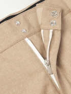 Brunello Cucinelli - Straight-Leg Shell-Trimmed Wool Ski Pants - Brown