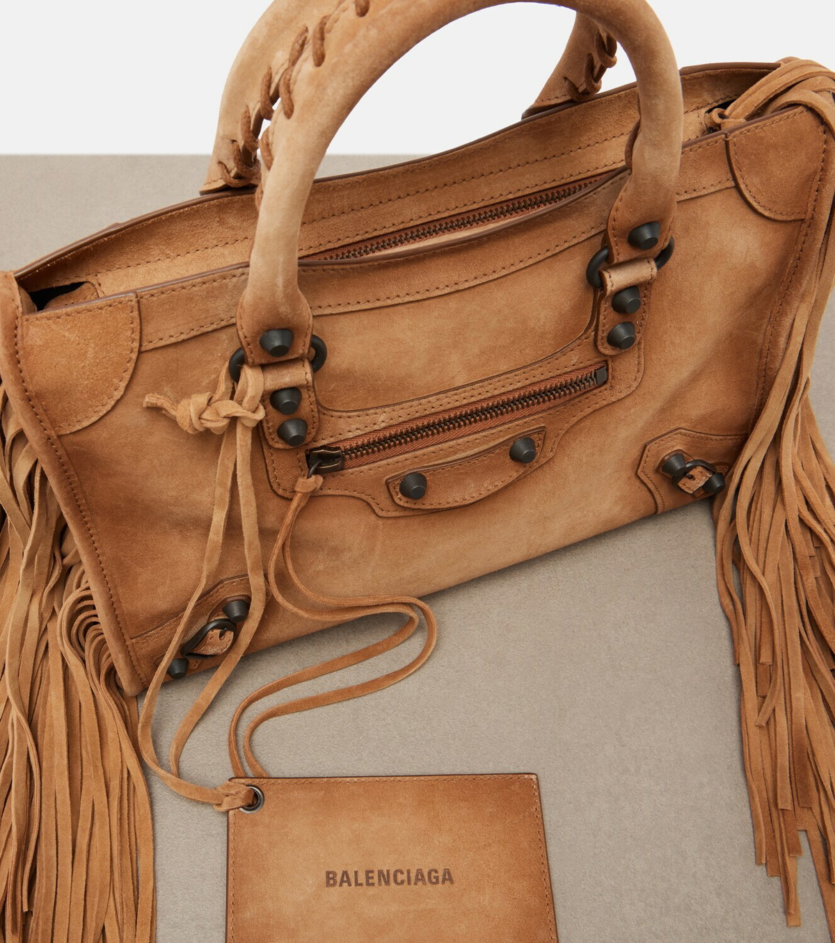 Balenciaga Le City Small leather shoulder bag