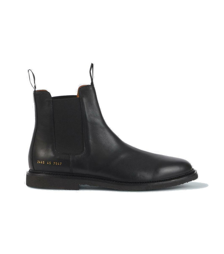 Photo: Common Projects Leather Chelsea boots