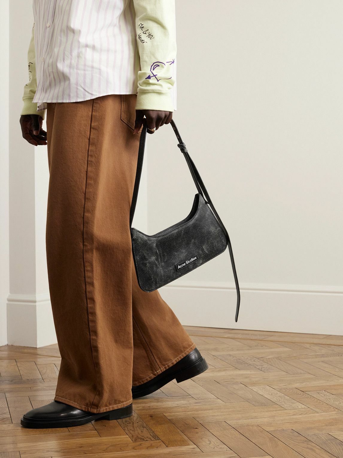 Acne Studios mini Platt shoulder bag - Brown