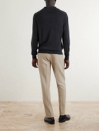 Dunhill - Merino Wool Polo Shirt - Gray