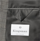 Kingsman - Grey Slim-Fit Single-Breasted Prince of Wales Checked Suit - Gray