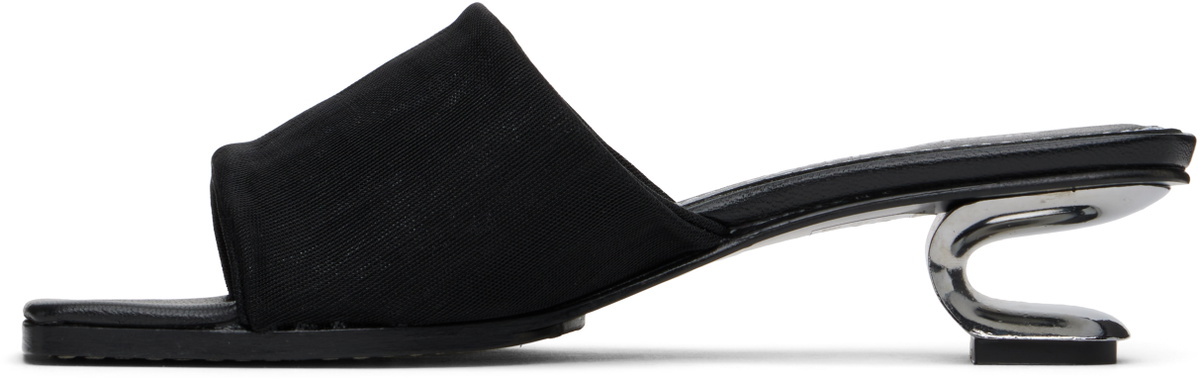 Nicole Saldaña Black Sarah Heeled Sandals