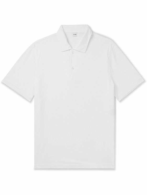 Photo: Aspesi - Cotton-Jersey Polo Shirt - White