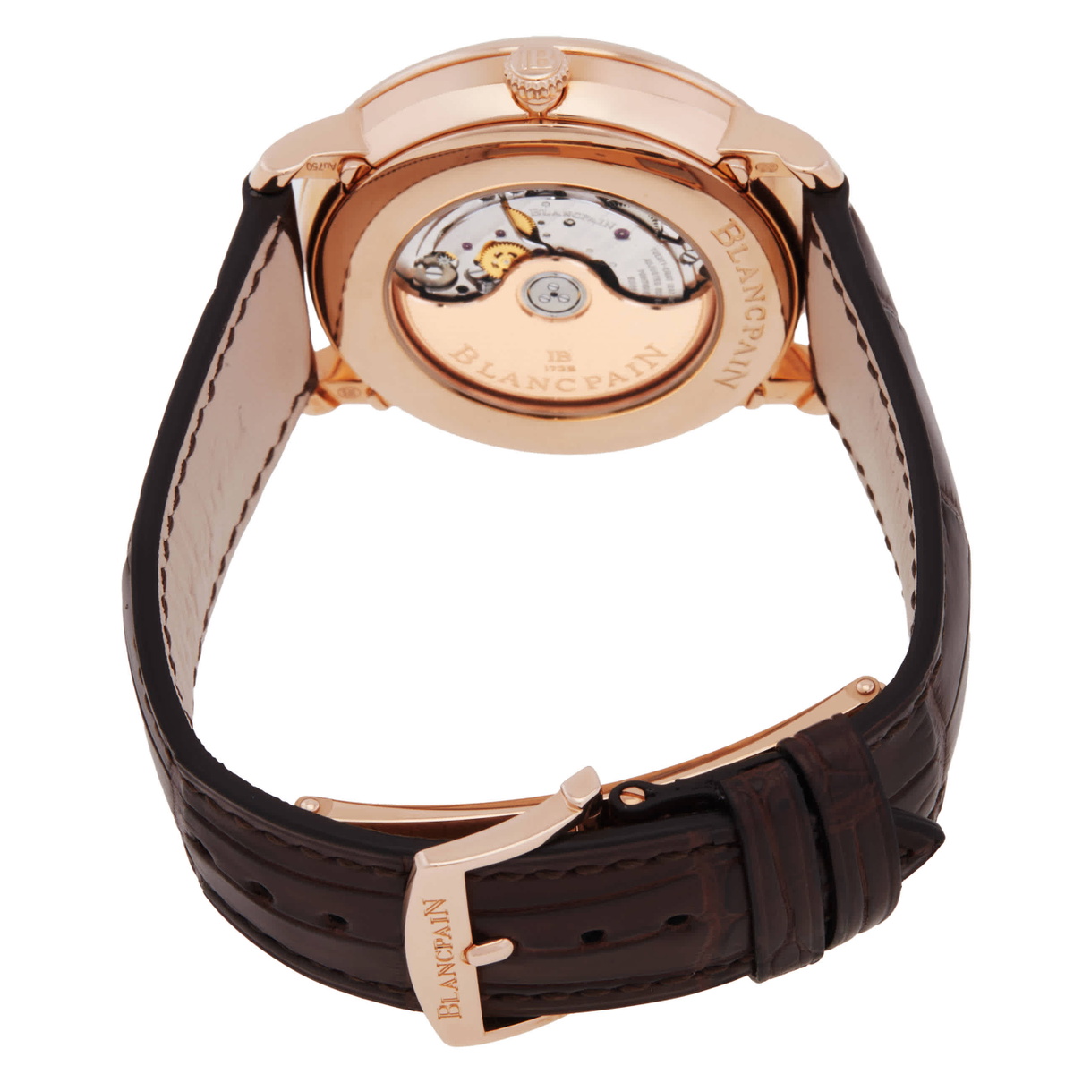 Blancpain Villeret 18kt Rose Gold Automatic Mens Watch 6654-3613-55B