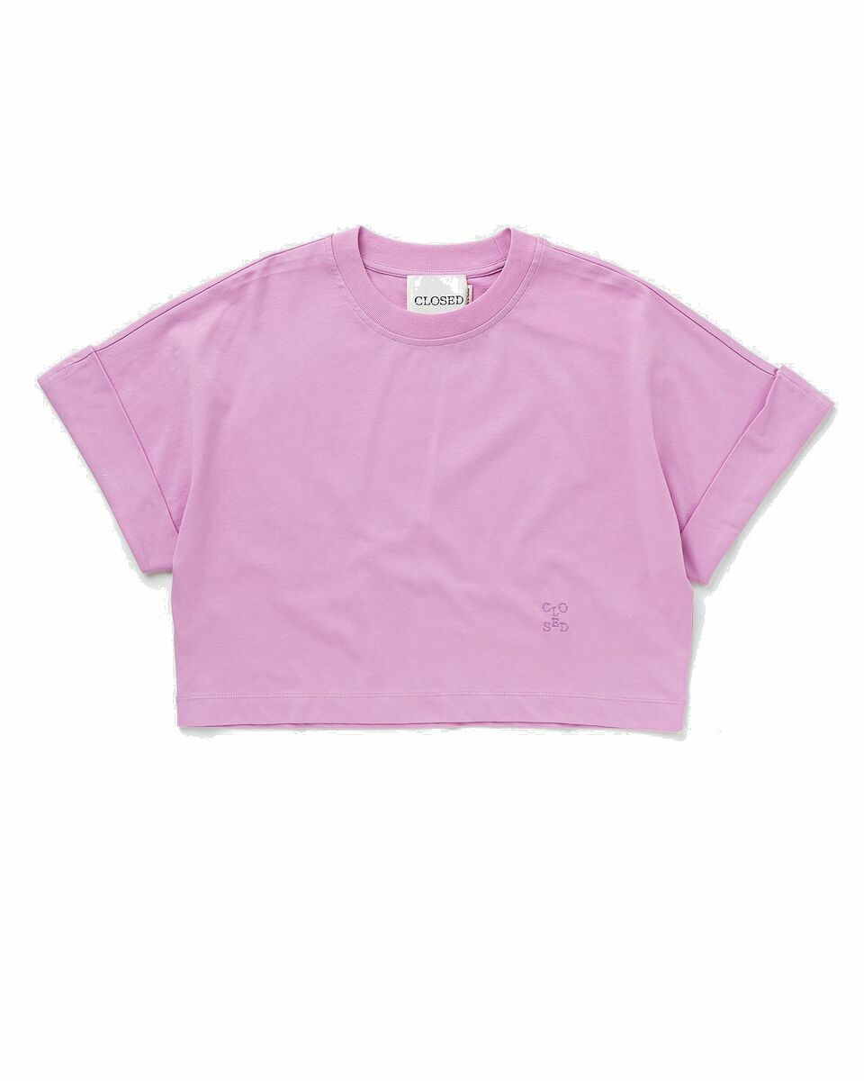 Photo: Closed Turn Up T Shirt Pink - Womens - Shortsleeves
