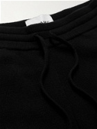 Frame - Slim-Fit Tapered Wool Sweatpants - Black