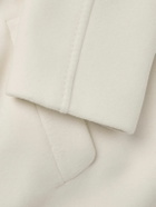 TOM FORD - Double-Breasted Cashmere Coat - White