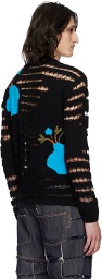 Andersson Bell Black Flower Sweater