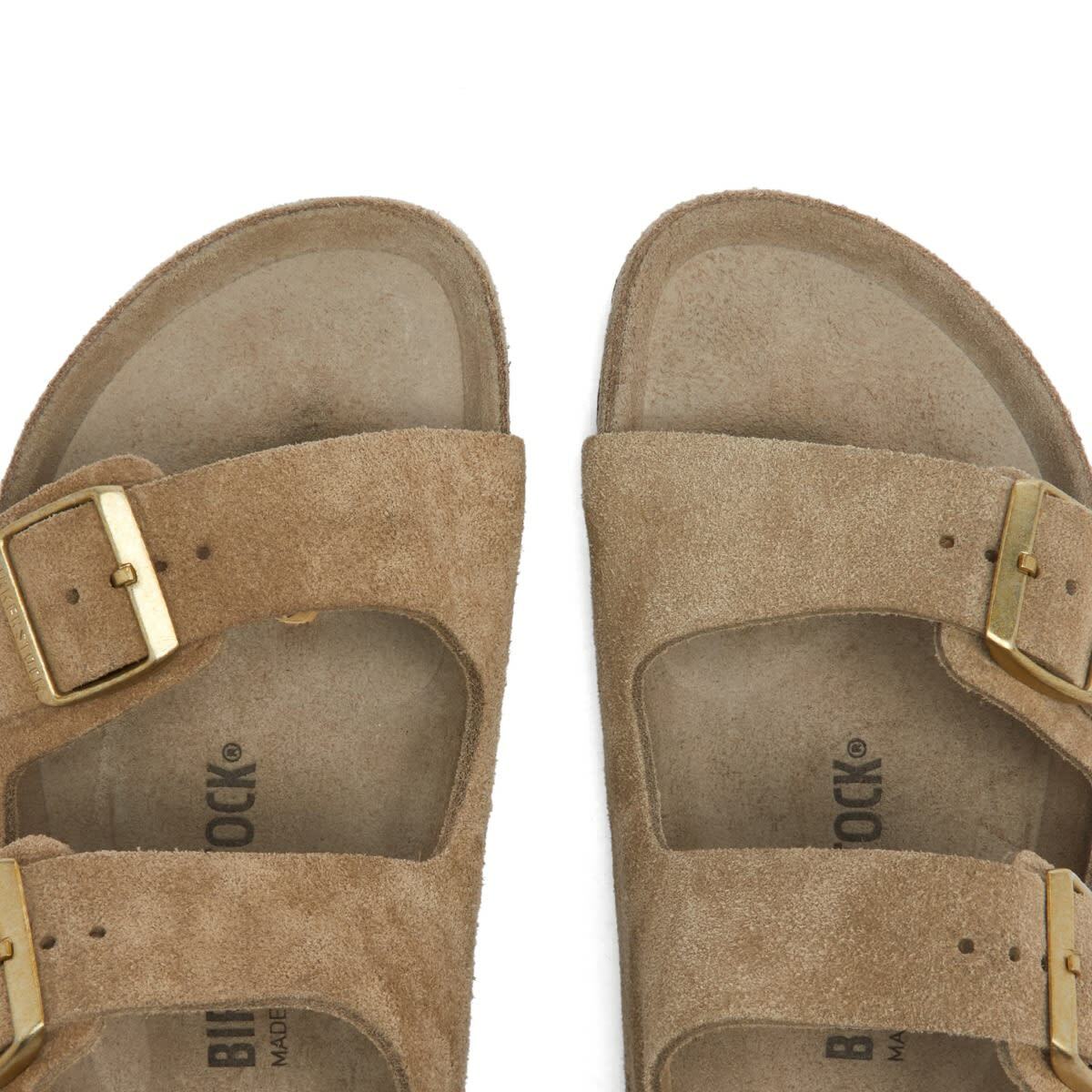 Birkenstock Men's Arizona - Presented by END. in Taupe Suede Exquisite