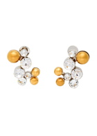 Dries Van Noten Bubble Two-tone Drop Earrings - Silver - One Size