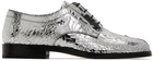 Maison Margiela Silver Tabi Mirror Oxfords