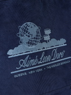 Aimé Leon Dore - Logo-Embroidered Cotton-Corduroy Tote - Blue
