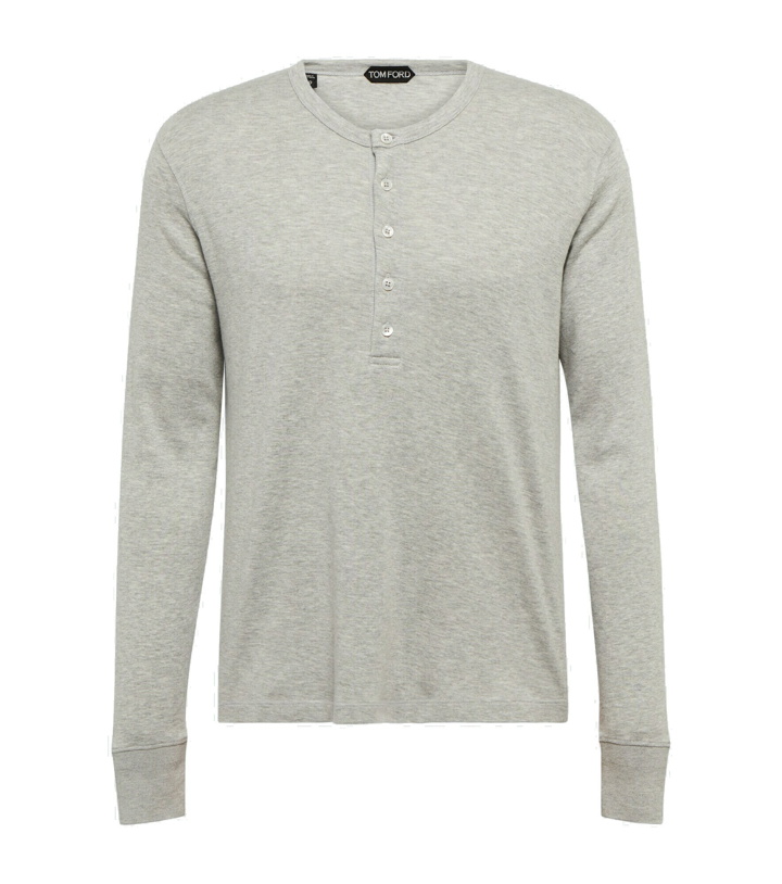 Photo: Tom Ford - Jersey Henley shirt
