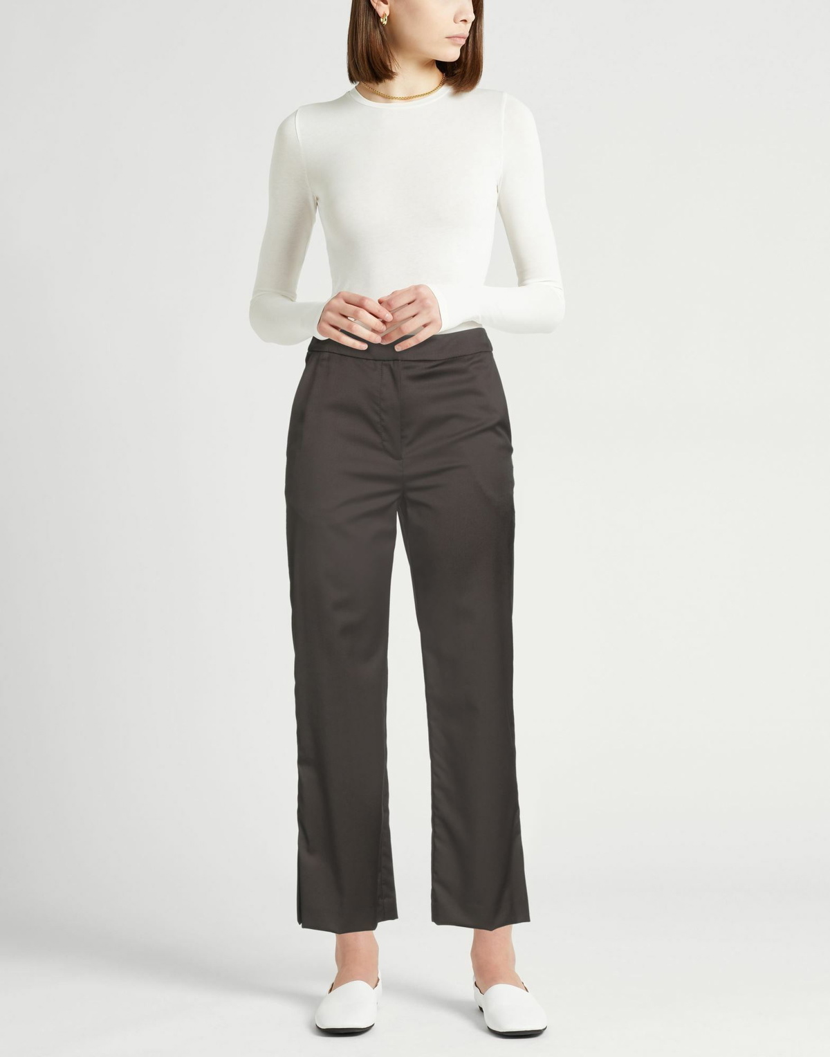 Loulou Studio Womens Pants Dark in Brown
