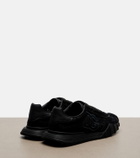 Dolce&Gabbana Runner leather-trimmed lace sneakers