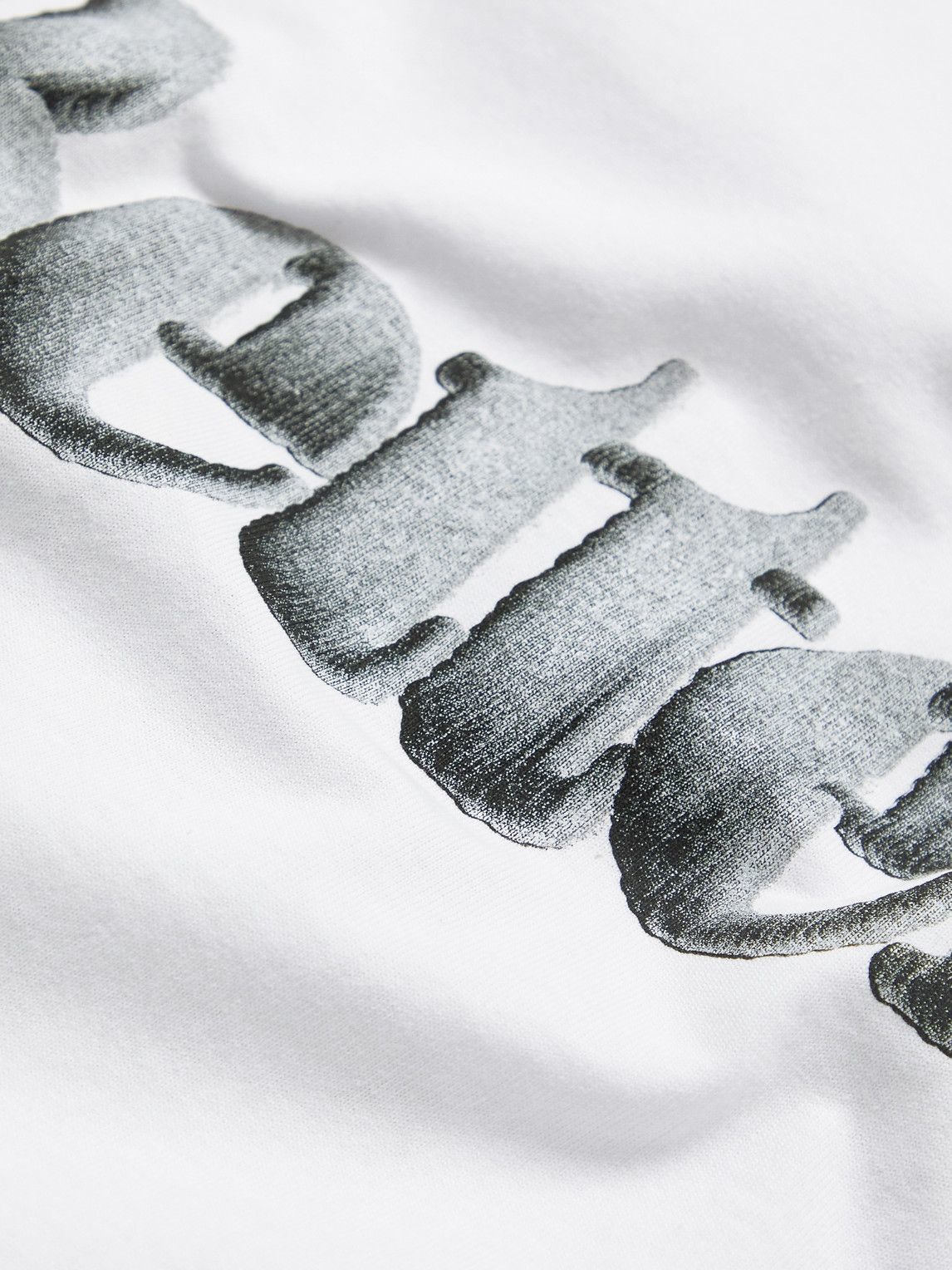Better™ Gift Shop - Digi Bear Printed Cotton-Jersey T-Shirt - White