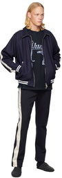 Rhude Navy 'Rhude Boys' Bomber Jacket