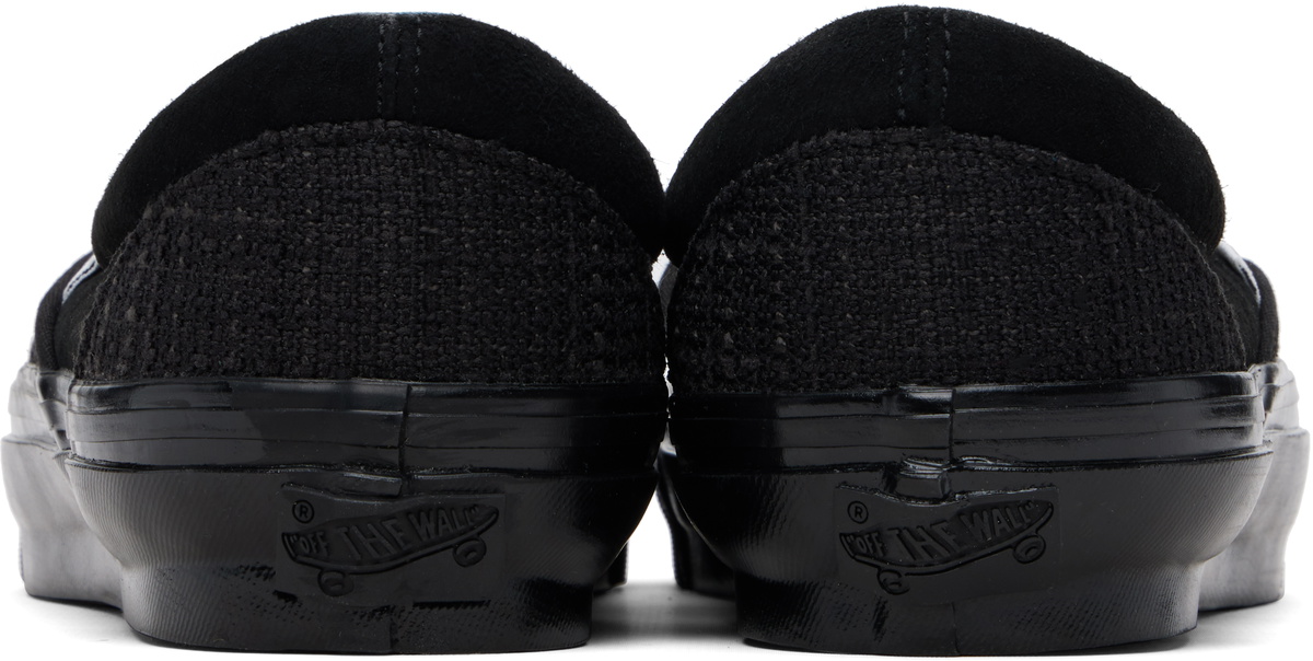 Vans Black Premium Classic Slip-On Sneakers