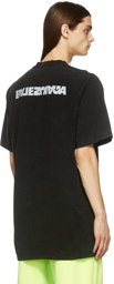 Balenciaga Black Turn Slit T-Shirt