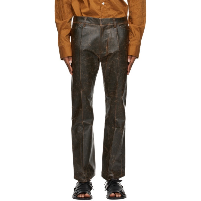 Photo: BED J.W. FORD Brown Chameleon Coating Trousers