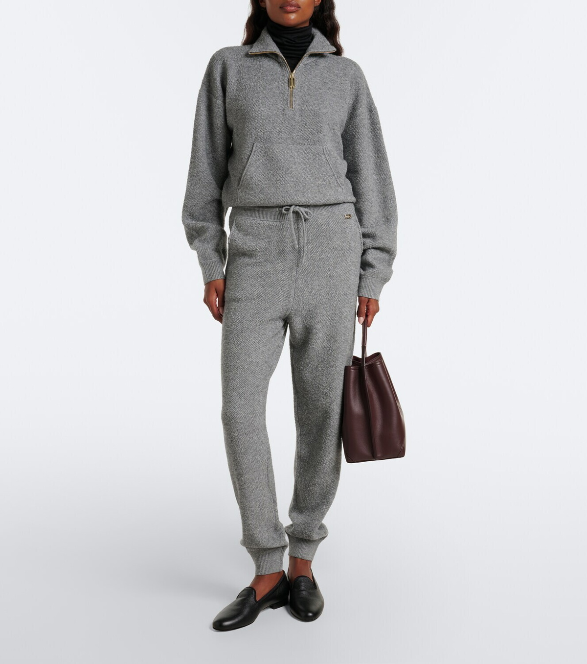 Victoria Beckham Wool and cashmere sweatpants