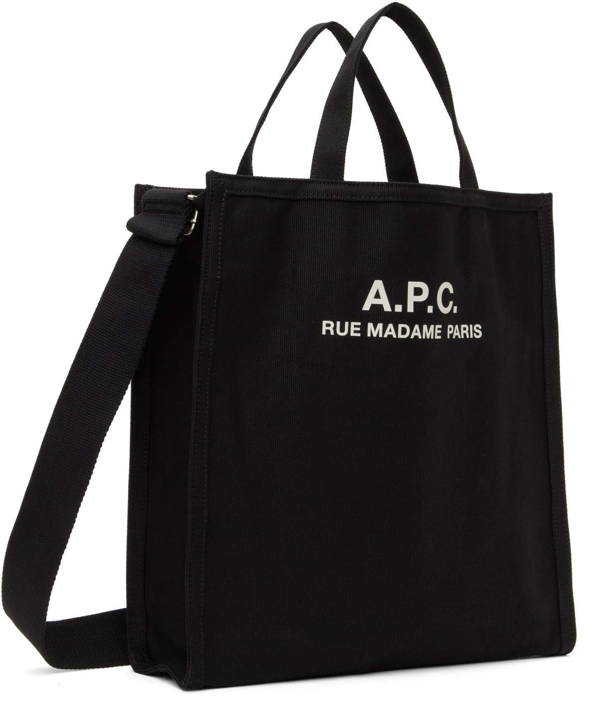 A.P.C. Black Recuperation Shopping Tote