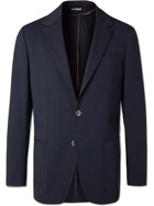 CANALI - Unstructured Cotton-Jersey Suit Jacket - Blue - IT 48