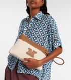 Max Mara Frisia Small canvas pouch