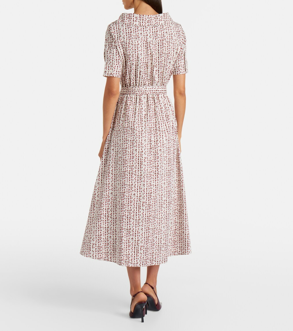 Altuzarra Lydia printed cotton-blend wrap dress