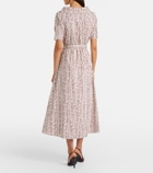 Altuzarra Lydia printed cotton-blend wrap dress
