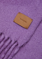 Vince Fringed Alpaca-blend Scarf - Purple - One Size