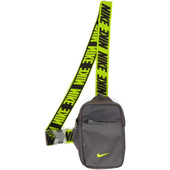 Photo: Nike Grey and Green Small NSW Essentials Hip Pouch