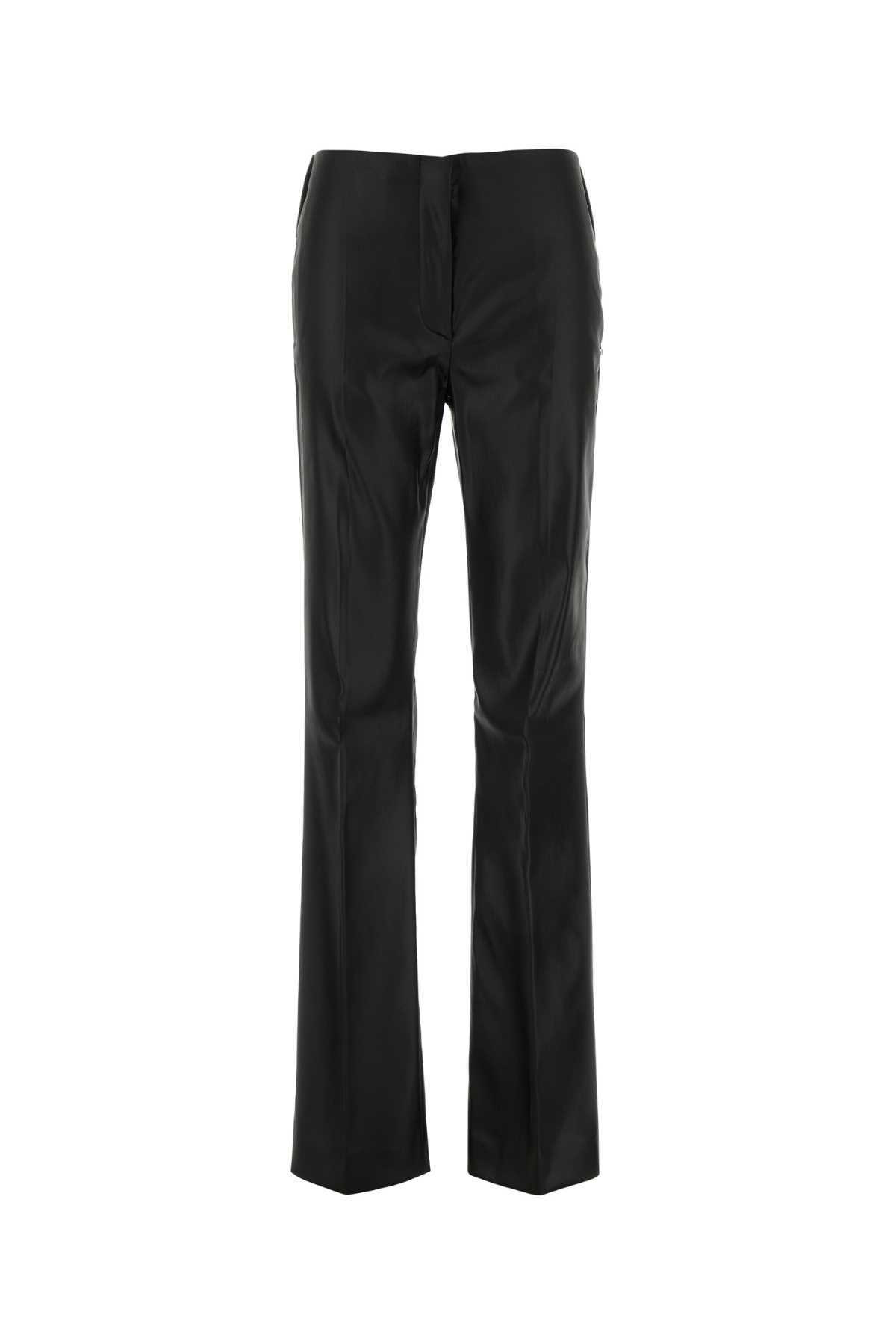 【関税&送料込】Sportmax Black Stretch Satin Adepto1234 Pant SportMax Black Stretch Satin Adepto1234 Pant Sportmax