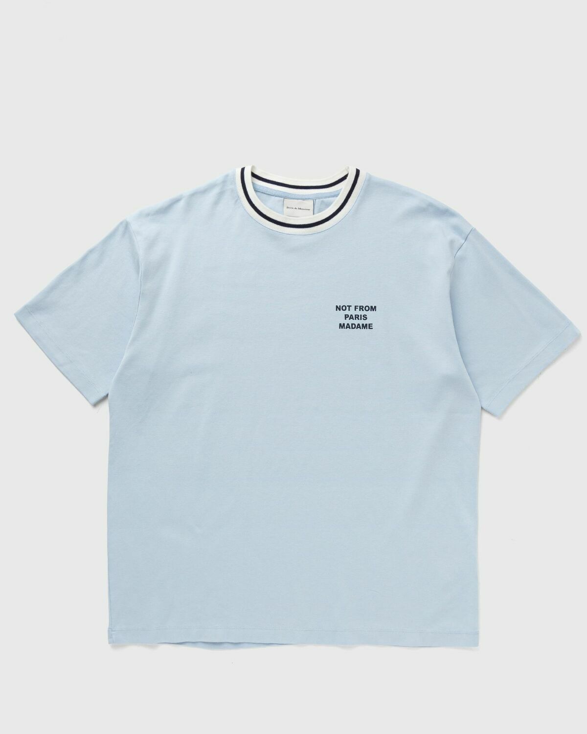 Drôle de Monsieur Slogan Sport Tee Blue Mens Shortsleefe