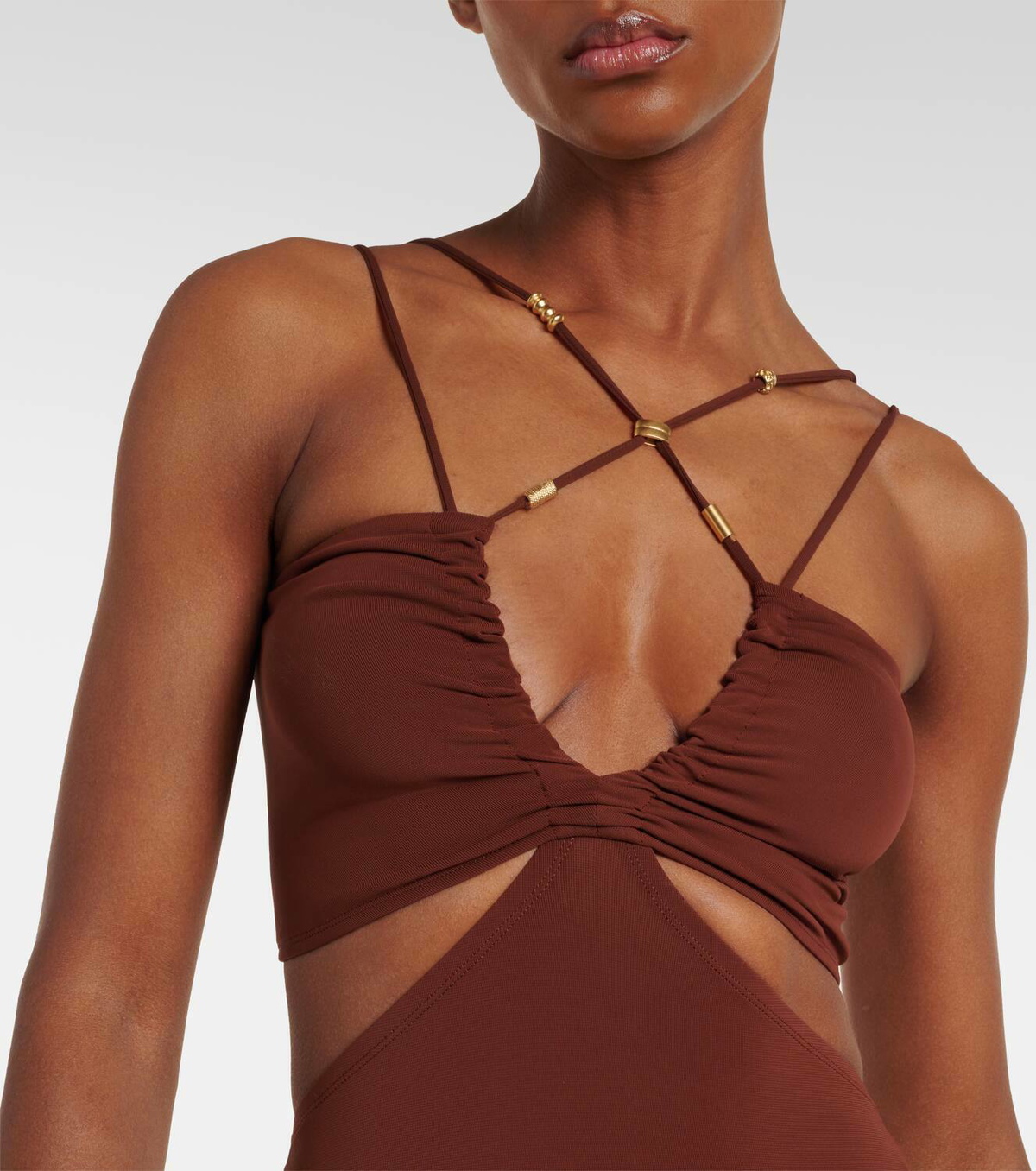 Eres Saba cutout jersey maxi dress