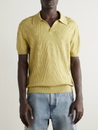 Frescobol Carioca - Rino Cotton and Silk-Blend Polo Shirt - Green