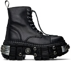 VETEMENTS Black New Rock Edition Destroyer Boots