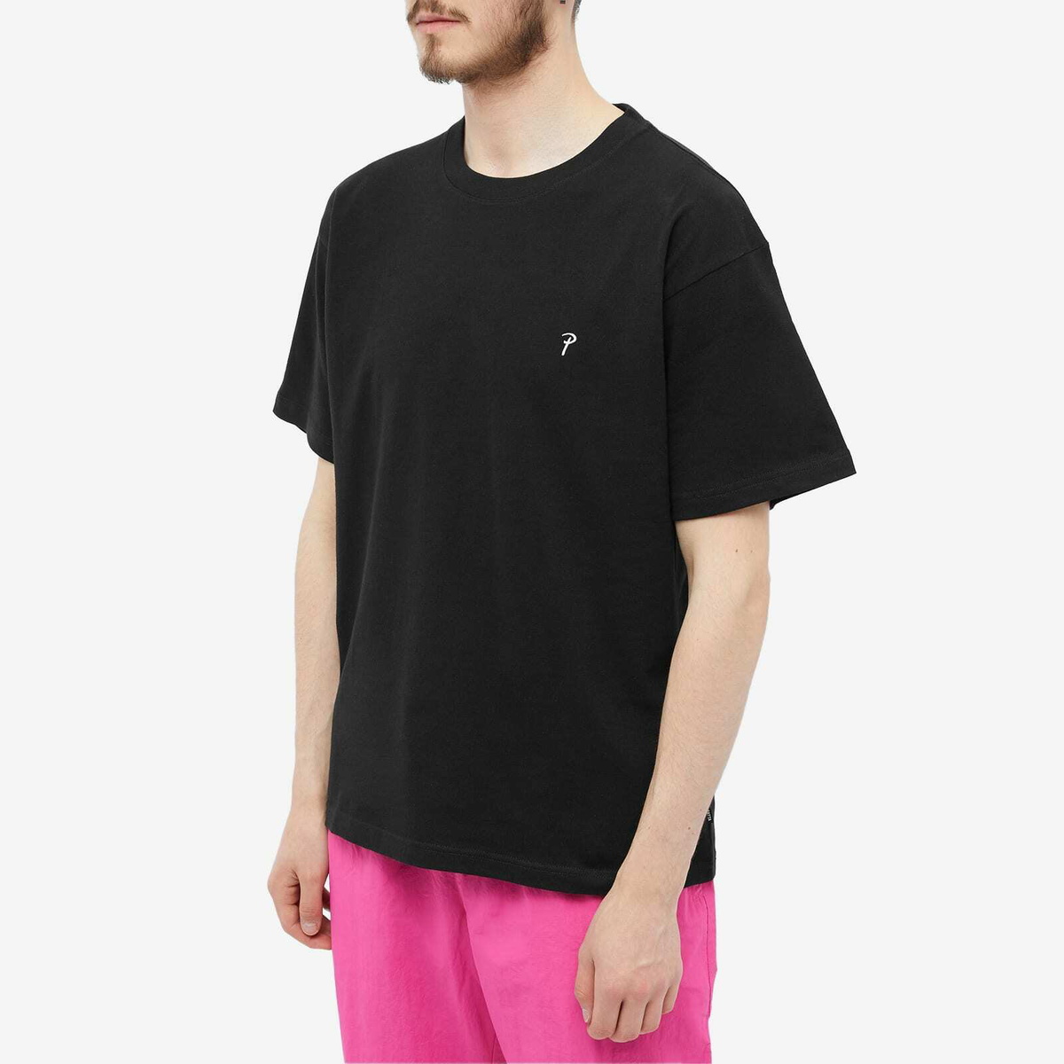 Patta Men's Basic Script P T-Shirt in Black Patta